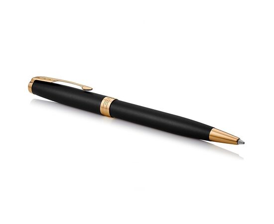 Ручка шариковая Parker SONNET 17 Matte Black Lacquer GT BP + блокнот Parker + подар.упак. GIFT24 (84 832b24), изображение 2 Ручка шариковая Parker SONNET 17 Matte Black Lacquer GT BP + блокнот Parker + подар.упак. GIFT24 (84 832b24), изображение 2