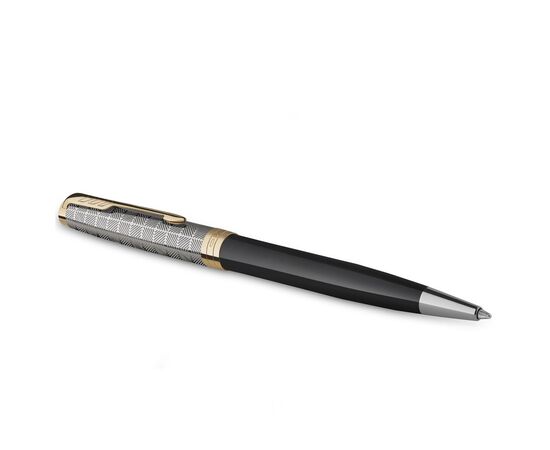 Ручка шариковая Parker SONNET 17 Metal & Black Lacquer GT BP (68 132), изображение 2 Ручка шариковая Parker SONNET 17 Metal & Black Lacquer GT BP (68 132), изображение 2