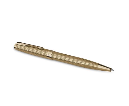 Ручка шариковая Parker SONNET 17 SE Cisele Gold GT BP + бархатный чехол (68 632), изображение 2