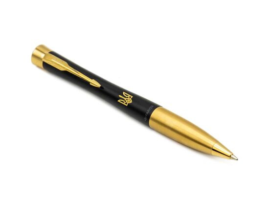 Ручка шариковая Parker URBAN 17 UKRAINE Muted Black GT BP Трезубец (30035_T001y), изображение 3 Ручка шариковая Parker URBAN 17 UKRAINE Muted Black GT BP Трезубец (30035_T001y), изображение 3