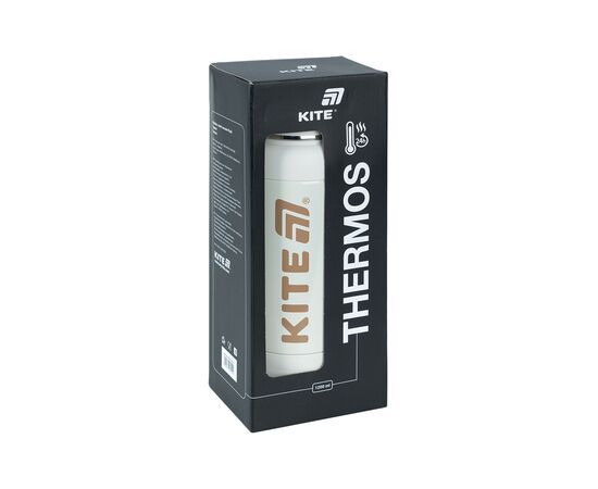 Термос Kite 1200 мл, бежевий (K25-1225-2), изображение 6 Термос Kite 1200 мл, бежевий (K25-1225-2), изображение 6