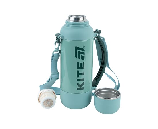 Термос Kite 1200 мл, зелений (K25-1225-3), изображение 4 Термос Kite 1200 мл, зелений (K25-1225-3), изображение 4