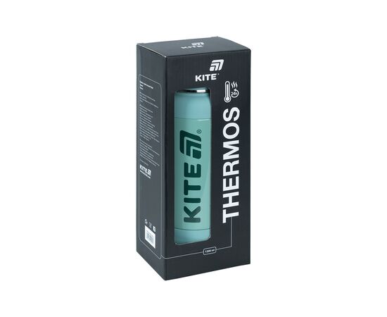 Термос Kite 1200 мл, зелений (K25-1225-3), изображение 6 Термос Kite 1200 мл, зелений (K25-1225-3), изображение 6