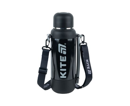 Термос Kite 1200 мл, чорний (K25-1225-1)