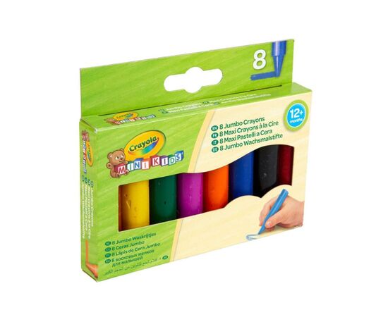 Карандаши цветные Crayola Mini Kids великі воскові для малюків, 8 шт (81-0080), изображение 4 Карандаши цветные Crayola Mini Kids великі воскові для малюків, 8 шт (81-0080), изображение 4