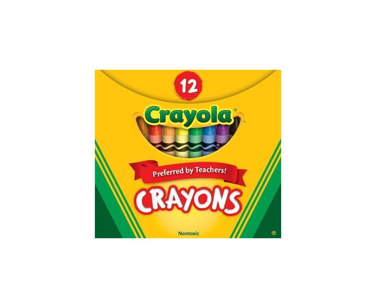 Карандаши цветные Crayola воскові, 12 шт (256239.072)