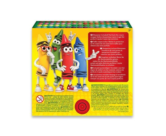 Карандаши цветные Crayola воскові, 64 шт (52-6448), изображение 4 Карандаши цветные Crayola воскові, 64 шт (52-6448), изображение 4