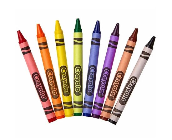 Олівці кольорові Crayola воскові, 8 шт (52-3008), зображення 2 Олівці кольорові Crayola воскові, 8 шт (52-3008), зображення 2