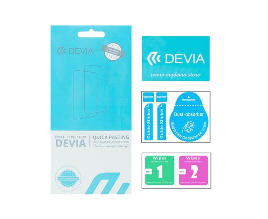 Плівка захисна Devia Hydrogel ZTE Blade V40 (DV-ZT-BDV40U), зображення 3 Плівка захисна Devia Hydrogel ZTE Blade V40 (DV-ZT-BDV40U), зображення 3