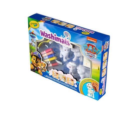 Набор для творчества Crayola Paw Patrol Washimals 4 тваринки та 6 фломастерів (74-0290), изображение 5 Набор для творчества Crayola Paw Patrol Washimals 4 тваринки та 6 фломастерів (74-0290), изображение 5