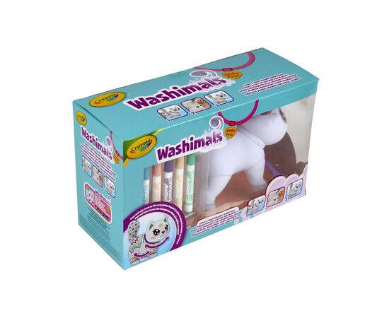 Набір для творчості Crayola Washimals Котик- велетень, з фломастерами 5 шт (74-7518), зображення 7 Набір для творчості Crayola Washimals Котик- велетень, з фломастерами 5 шт (74-7518), зображення 7