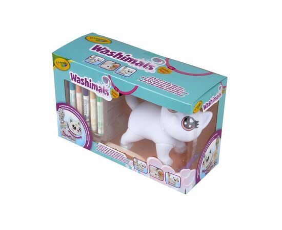 Набір для творчості Crayola Washimals Котик- велетень, з фломастерами 5 шт (74-7518), зображення 8 Набір для творчості Crayola Washimals Котик- велетень, з фломастерами 5 шт (74-7518), зображення 8