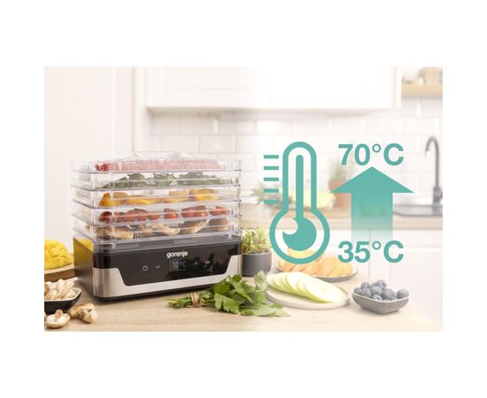 Сушка для овощей и фруктов Gorenje FDK400DE, изображение 9 Сушка для овощей и фруктов Gorenje FDK400DE, изображение 9