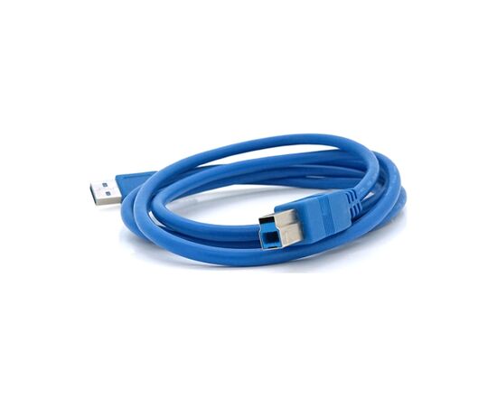 Кабель для принтера USB 3.0 AM/BM 1.5m blue Voltronic (YT-3.0AM\BM-1.5BL), изображение 2 Кабель для принтера USB 3.0 AM/BM 1.5m blue Voltronic (YT-3.0AM\BM-1.5BL), изображение 2