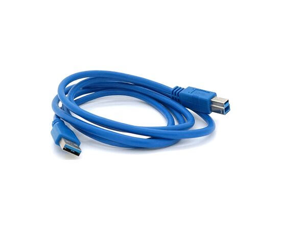 Кабель для принтера USB 3.0 AM/BM 1.5m blue Voltronic (YT-3.0AM\BM-1.5BL)