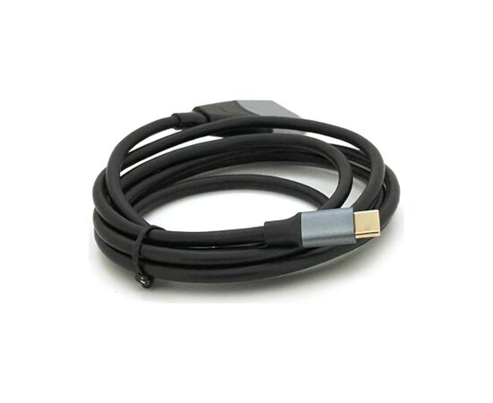 Кабель мультимедийный USB-C to HDMI M 1.8m 4K30Hz black Voltronic (YT-HDMI (M)-Type-C (M)), изображение 2 Кабель мультимедийный USB-C to HDMI M 1.8m 4K30Hz black Voltronic (YT-HDMI (M)-Type-C (M)), изображение 2
