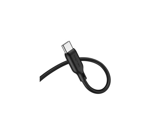 Кабель мультимедийный USB-C to 3.5mm M 1.0m silicone black BOROFONE (6941991101069), изображение 3 Кабель мультимедийный USB-C to 3.5mm M 1.0m silicone black BOROFONE (6941991101069), изображение 3