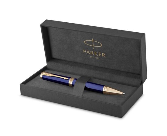 Ручка шариковая Parker INGENUITY Blue Lacquer GT BP (60 232), изображение 3 Ручка шариковая Parker INGENUITY Blue Lacquer GT BP (60 232), изображение 3