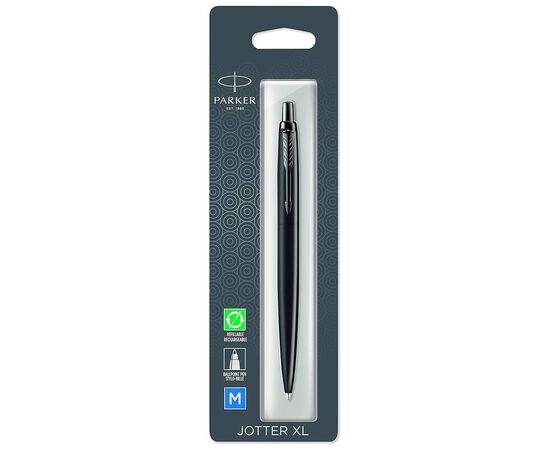 Ручка кулькова Parker JOTTER 17 XL Monochrome Black BT BP блістер (12 436)