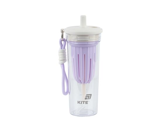 Бутылка для воды Kite 650 мл, біло-ліловий (K25-1219-2)