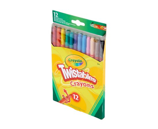 Карандаши цветные Crayola Твіст воскові, що викручуються, 12 шт (256319.024), изображение 5 Карандаши цветные Crayola Твіст воскові, що викручуються, 12 шт (256319.024), изображение 5