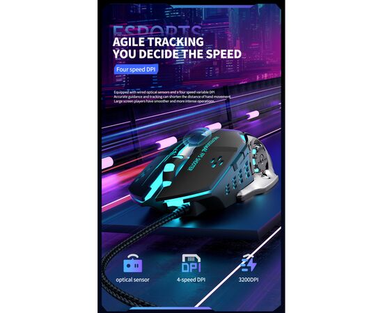 Мышка XO M10 Wireless Black/Silver (M10 Black+Silver), изображение 4 Мышка XO M10 Wireless Black/Silver (M10 Black+Silver), изображение 4
