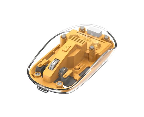 Мышка XO M12 Wireless Transparent/Yellow (M12 Yellow)