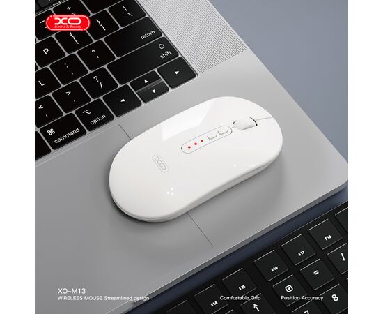 Мышка XO M13 Wireless White (M13 White), изображение 3 Мышка XO M13 Wireless White (M13 White), изображение 3