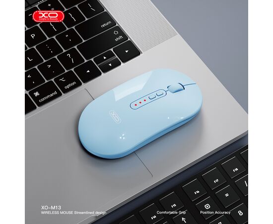 Мышка XO M13 Wireless Blue (M13 Blue), изображение 3 Мышка XO M13 Wireless Blue (M13 Blue), изображение 3