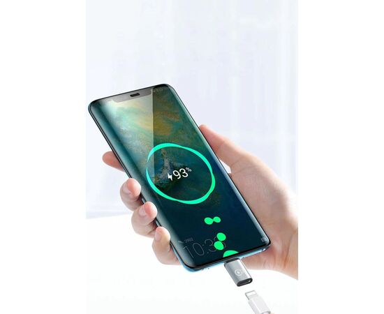 Переходник Lightning F to USB-C M gray XoKo (XK-AC-027), изображение 5