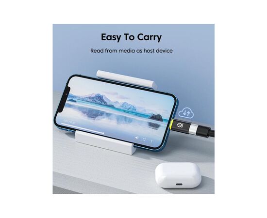 Переходник USB-C F to Lightning M 30W black XoKo (AC-033), изображение 3 Переходник USB-C F to Lightning M 30W black XoKo (AC-033), изображение 3