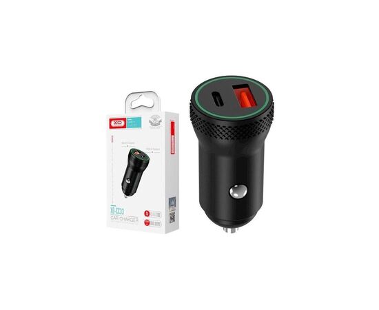 Зарядний пристрій XO 1xUSB QC3.0 + 1xUSB-C PD18W black (CC33-BK), зображення 4 Зарядний пристрій XO 1xUSB QC3.0 + 1xUSB-C PD18W black (CC33-BK), зображення 4