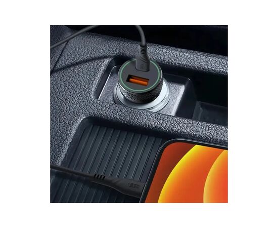 Зарядний пристрій XO 1xUSB QC3.0 + 1xUSB-C PD18W black (CC33-BK), зображення 8 Зарядний пристрій XO 1xUSB QC3.0 + 1xUSB-C PD18W black (CC33-BK), зображення 8