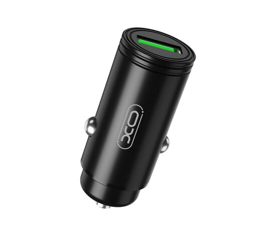 Зарядний пристрій XO USB QC3.0 black (CC39-BK)
