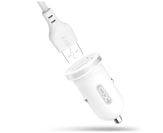 Зарядний пристрій XO 2xUSB 2.1A + cable USB to Micro 5P white (TZ08-M-WH), зображення 3 Зарядний пристрій XO 2xUSB 2.1A + cable USB to Micro 5P white (TZ08-M-WH), зображення 3