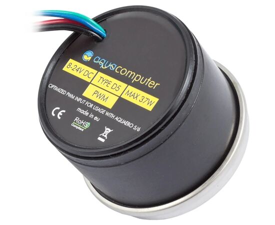 Помпа для СЖО Alphacool Aquacomputer D5 pump motor with PWM input and speed signal (1011116), изображение 2 Помпа для СЖО Alphacool Aquacomputer D5 pump motor with PWM input and speed signal (1011116), изображение 2