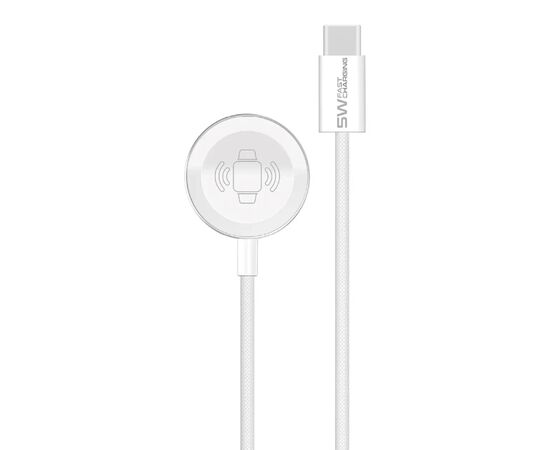 Зарядний пристрій Promate USB-C to Apple Watch 1.2m 5V/1A (watchlink-c)