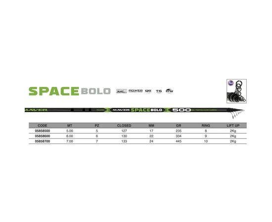 Удилище Maver Space Bolo 5.00m (1300.39.56), изображение 2 Удилище Maver Space Bolo 5.00m (1300.39.56), изображение 2