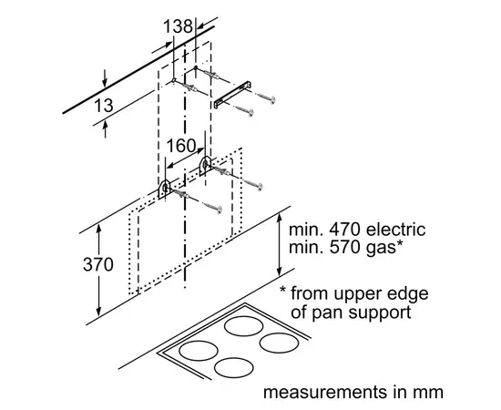 Вытяжка кухонная Bosch DWK67PJ60T, изображение 7 Вытяжка кухонная Bosch DWK67PJ60T, изображение 7