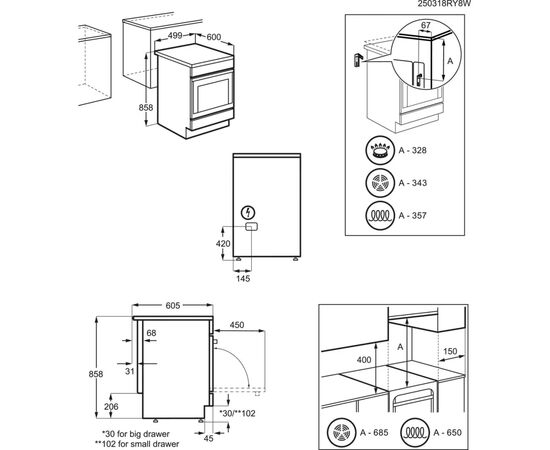 Плита Electrolux LKI564267X, изображение 6 Плита Electrolux LKI564267X, изображение 6