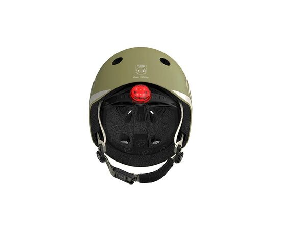 Шлем Scoot&Ride оливковий з ліхтариком 45-51см (SR-181206-OLIVE), изображение 5 Шлем Scoot&Ride оливковий з ліхтариком 45-51см (SR-181206-OLIVE), изображение 5