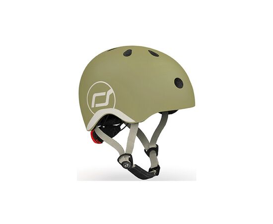 Шлем Scoot&Ride оливковий з ліхтариком 45-51см (SR-181206-OLIVE), изображение 6 Шлем Scoot&Ride оливковий з ліхтариком 45-51см (SR-181206-OLIVE), изображение 6