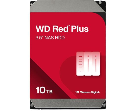 Жесткий диск 3.5" 10TB Red Plus WD (WD100EFGX), изображение 2 Жесткий диск 3.5" 10TB Red Plus WD (WD100EFGX), изображение 2