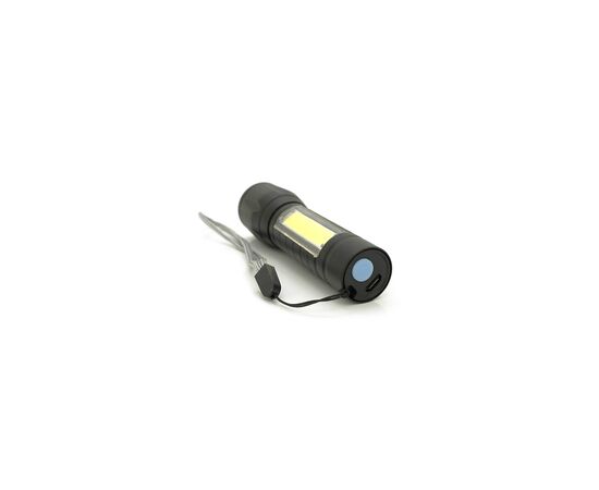 Фонарь Voltronic 511COB 3 Вт LED + COB Чорний (YT-511COB)