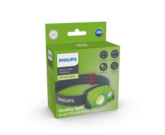 Фонарь Philips Xperion 3000 LED WSL Headlamp X30HEADX1 (74998), изображение 2 Фонарь Philips Xperion 3000 LED WSL Headlamp X30HEADX1 (74998), изображение 2