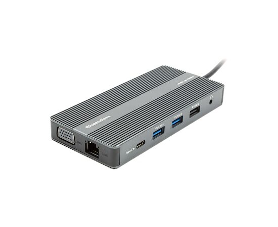 Концентратор Blueendless USB-C to 2xHDMI + VGA + LAN + 3xUSB 2.0 + SD/TF + USB-C PD100W + Aux (CA913886)