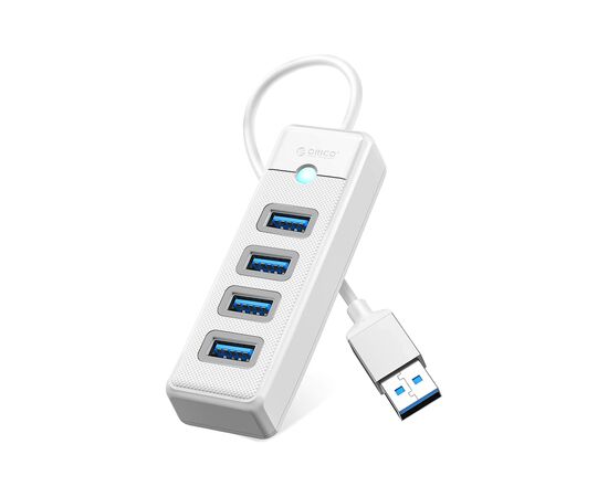 Концентратор Orico USB 3.0 to 4xUSB 3.0 0.15m white (CA914869)