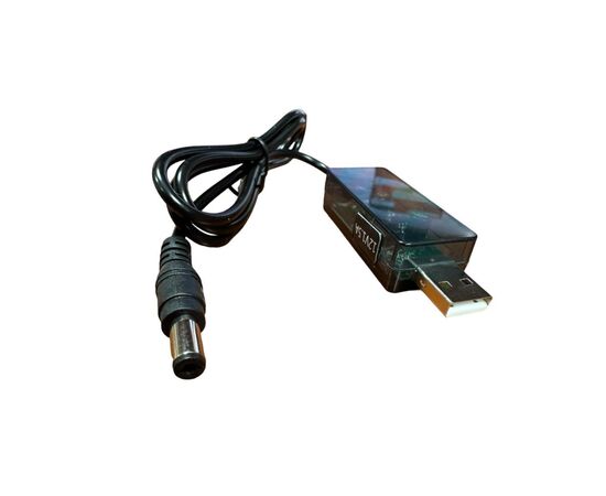 Кабель живлення USB to DC 5.5x2.1mm 0.8m 12V 1.5A XoKo (DC-5-12-1,5A)