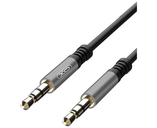 Кабель мультимедийный 3.5mm M to 3.5mm M 1.0m black XO (XO-NB121), изображение 2 Кабель мультимедийный 3.5mm M to 3.5mm M 1.0m black XO (XO-NB121), изображение 2