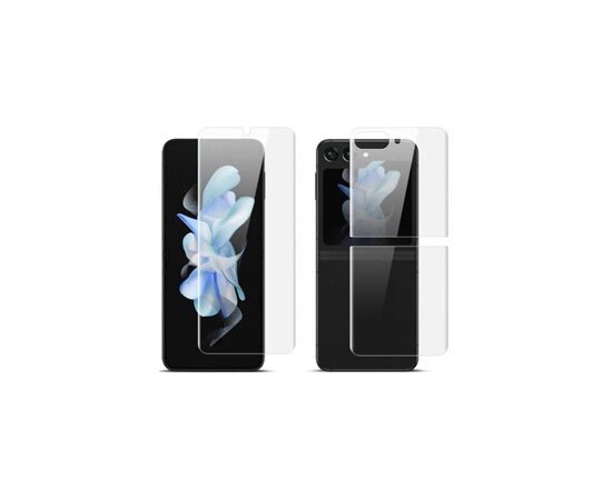 Плівка захисна Devia hydrogel Samsung Flip 5 front+back matte (DV-SM-FL5M), зображення 3 Плівка захисна Devia hydrogel Samsung Flip 5 front+back matte (DV-SM-FL5M), зображення 3